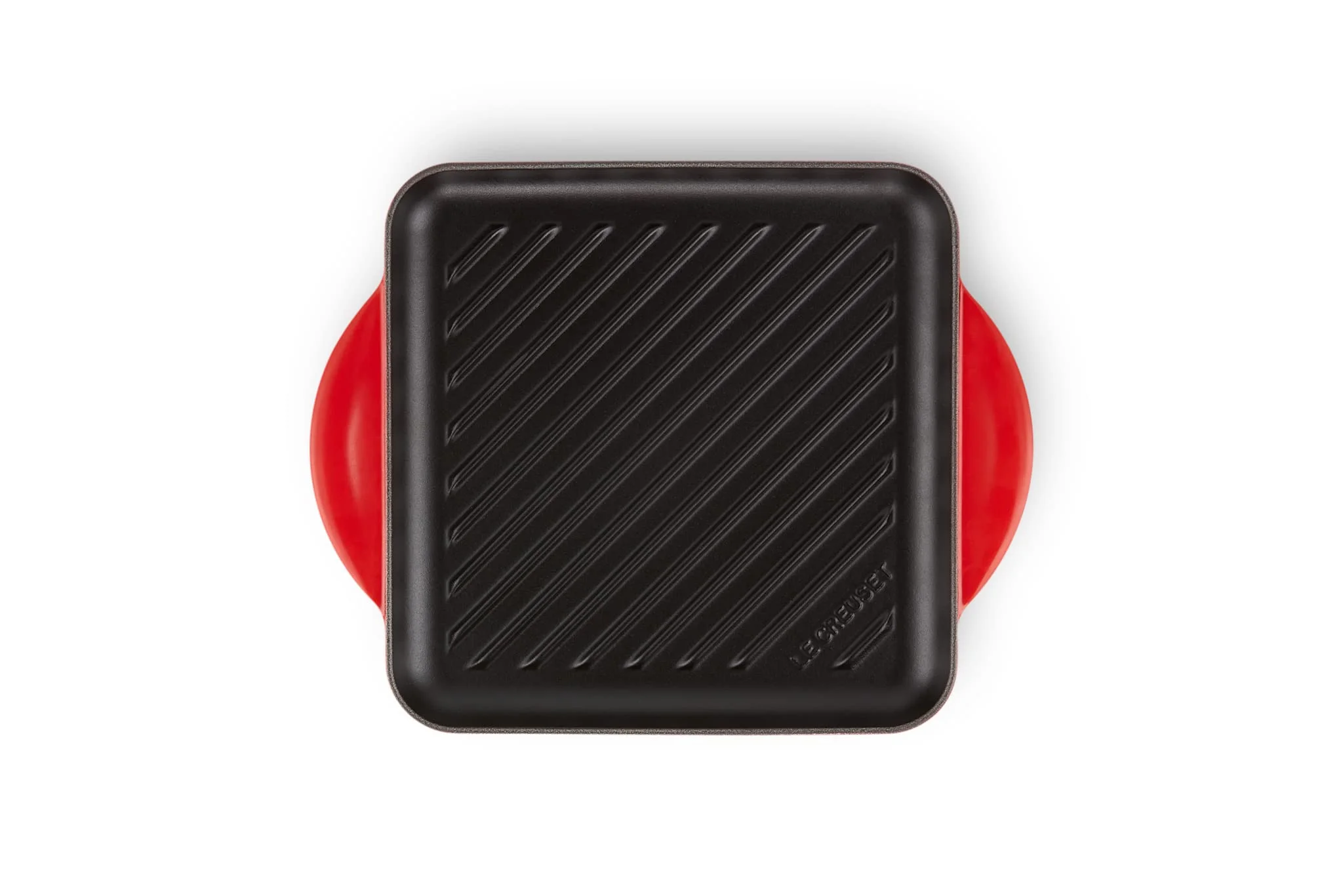 Le Creuset Enameled Cast Iron Signature Square Skillet Grill, 9.5