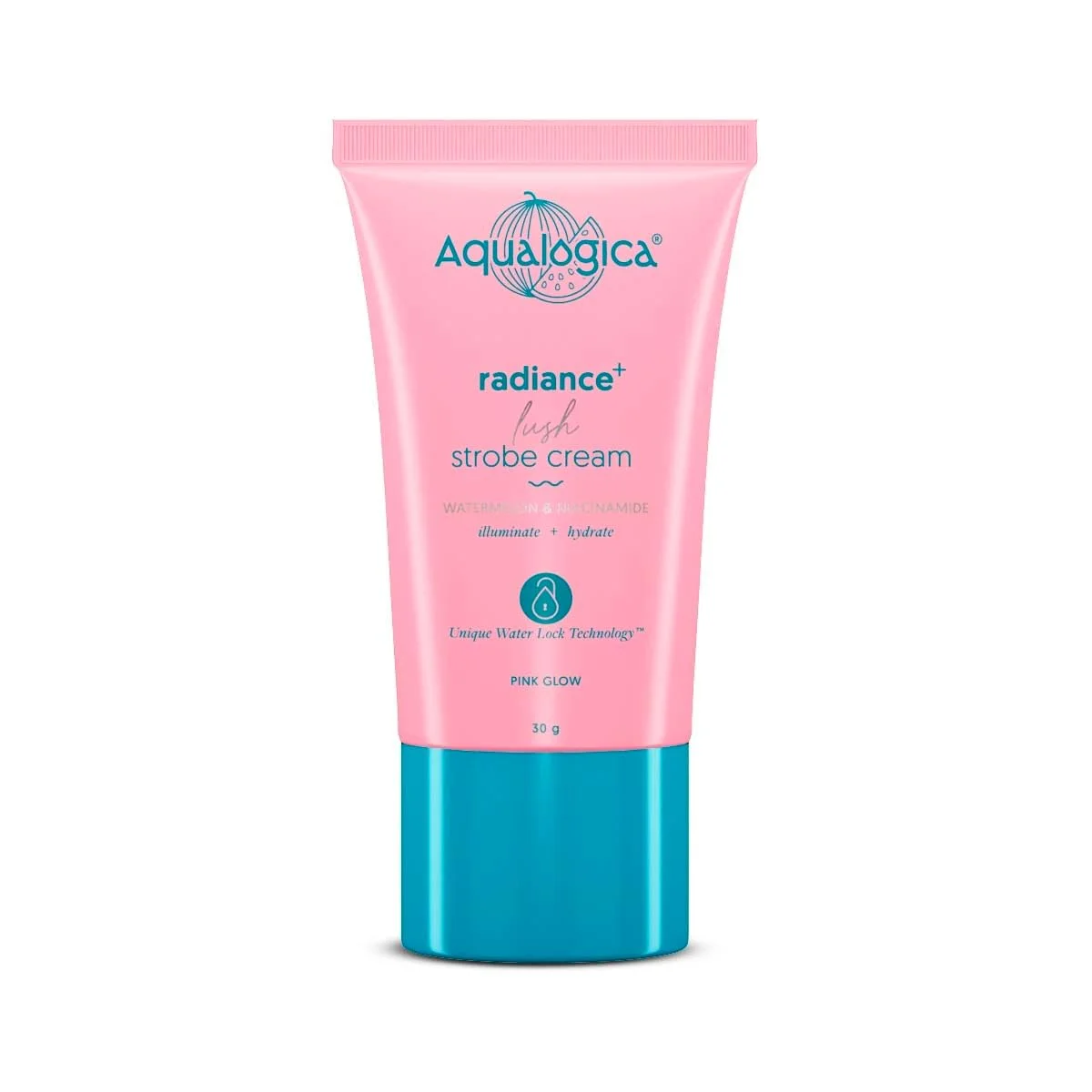 Aqualogica Radiance+ Lush Strobe Cream with Watermelon & Niacinamide - 30g