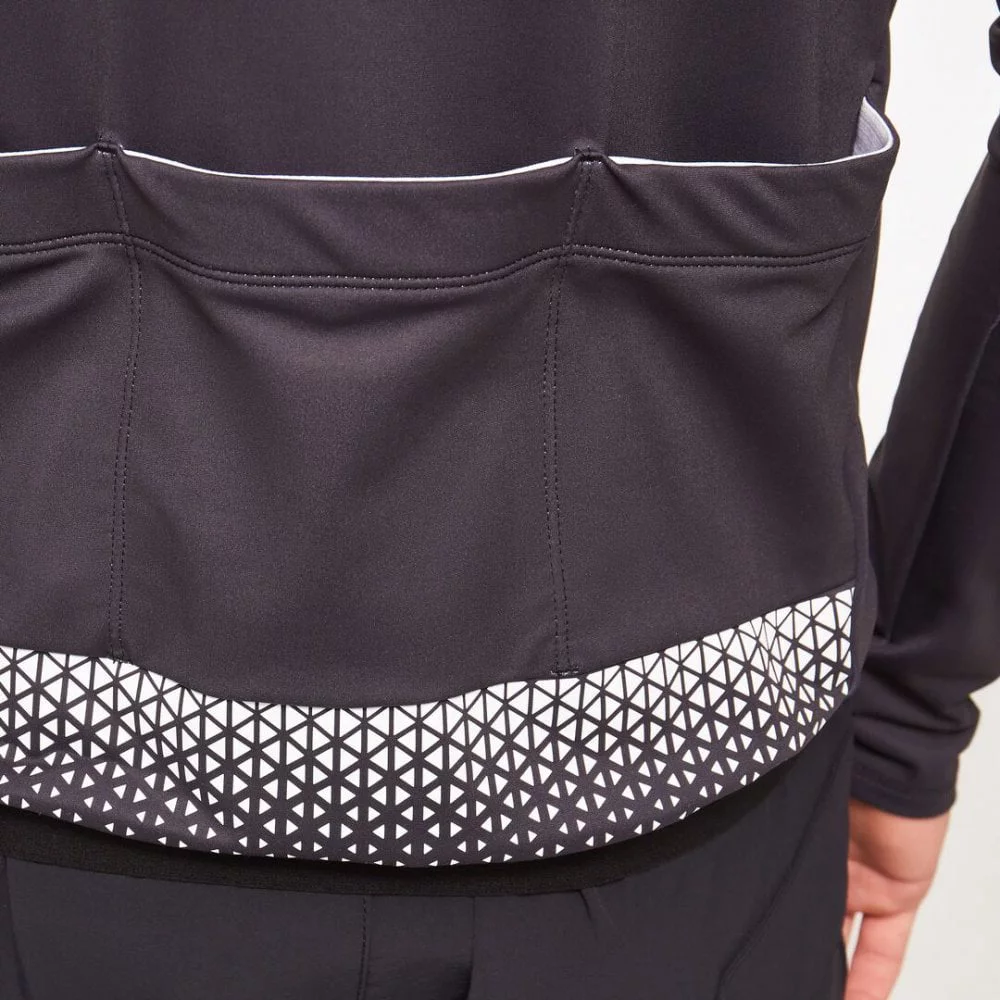 Oakley ELEMENTS THERMAL JERSEY Cycling - Blackout - M