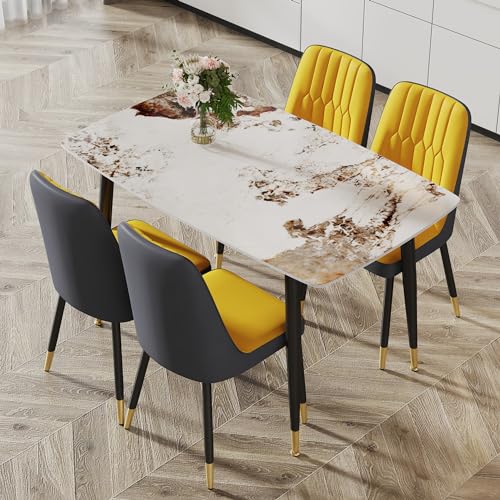 Marble Sintered Stone Dining Table, 50