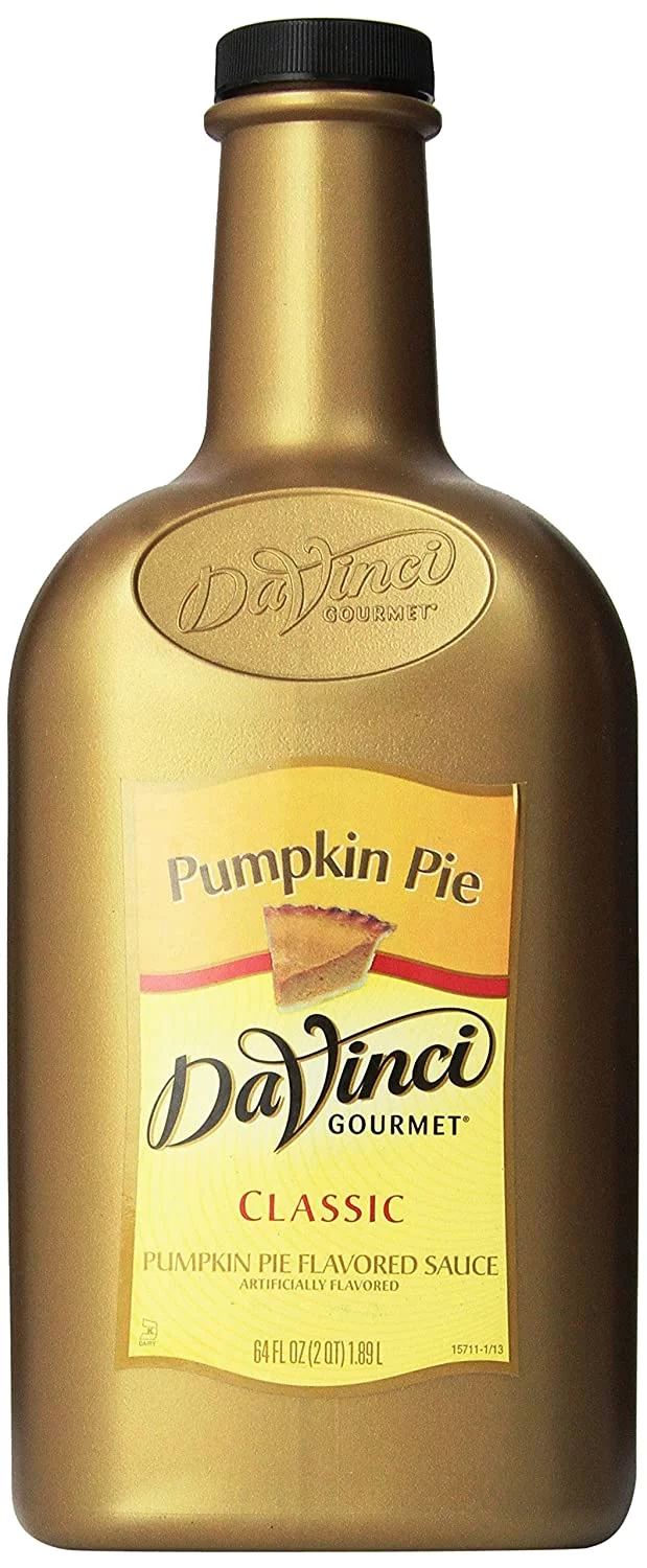 DaVinci Gourmet Sauce, Pumpkin Pie, 64 Ounce Bottle