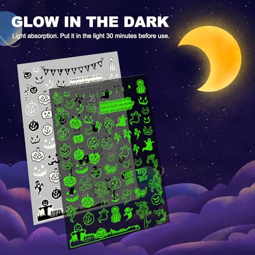 30 Sheets All Holiday Nail Art Stickers, Variety Pack Seasonal Nail Decals, Self-Adhesive Colorful Design for Daisy Flowers Butterflies Star Halloween Christmas