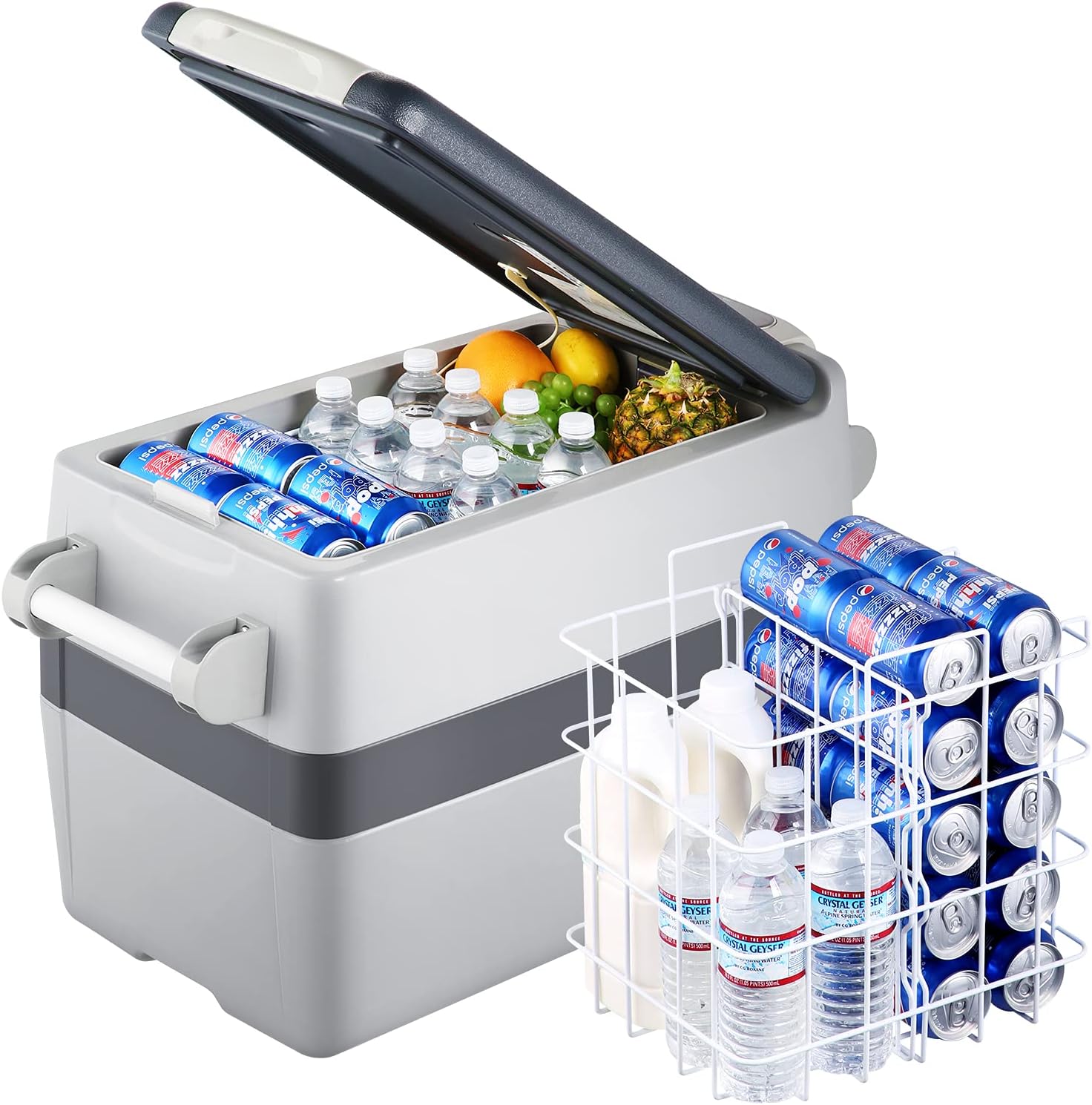 Setpower AJ40 Portable Freezer Fridge for Car, 12 volt Refrigerator for Camping, 0�H-50�H, DC 12/24V, AC 110-240V (42 Quarts)