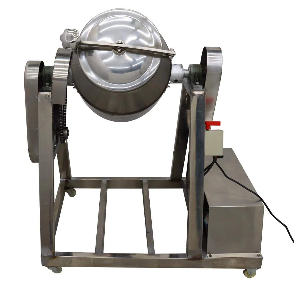 PreAsion 60L Stainless Steel Dry Powder Mixer Metal Metallurgy Powder Blender Drum Powder Blender 110V