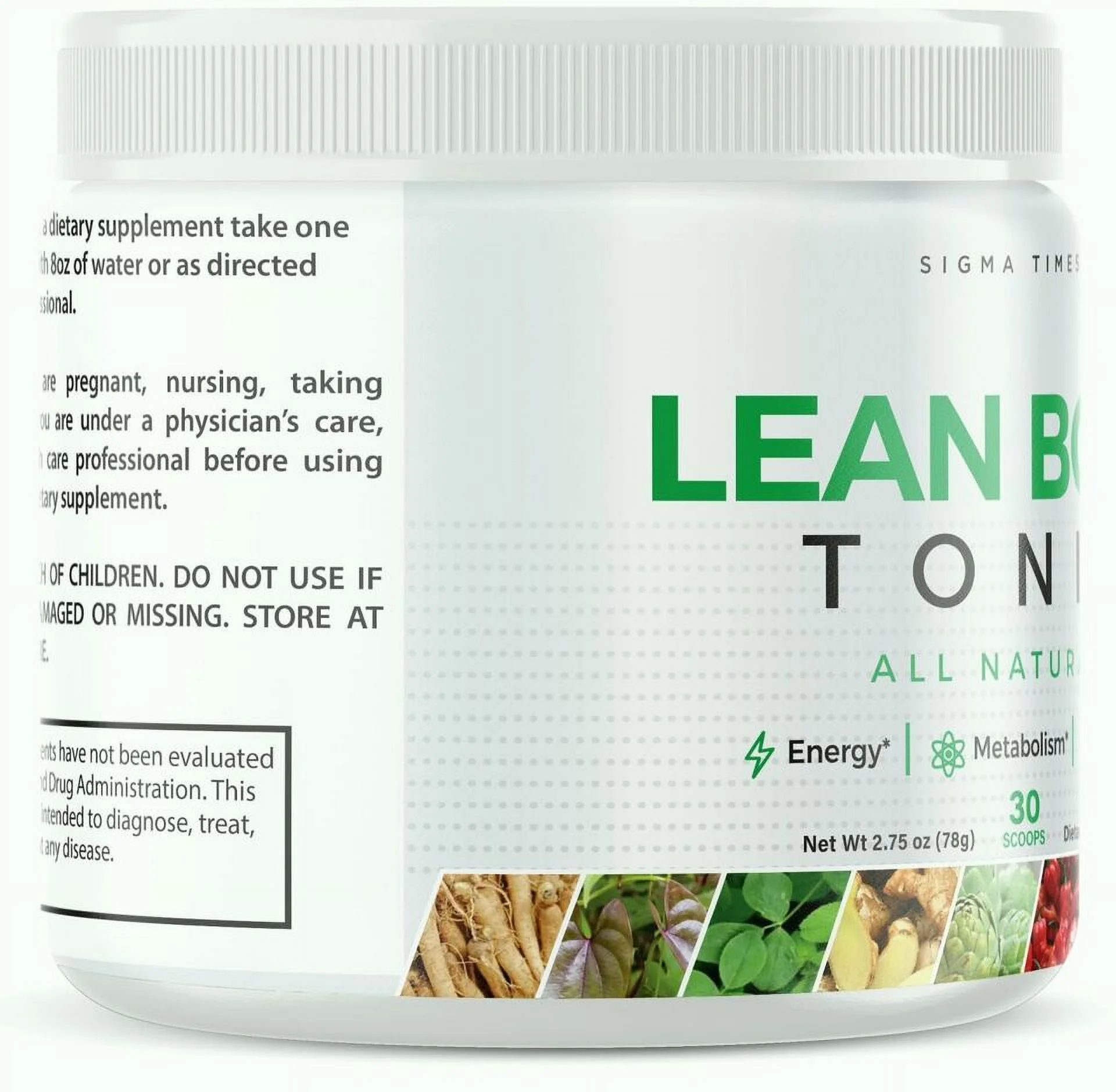 Lean Body Tonic Weight Loss Powder 2.75 Oz 78g