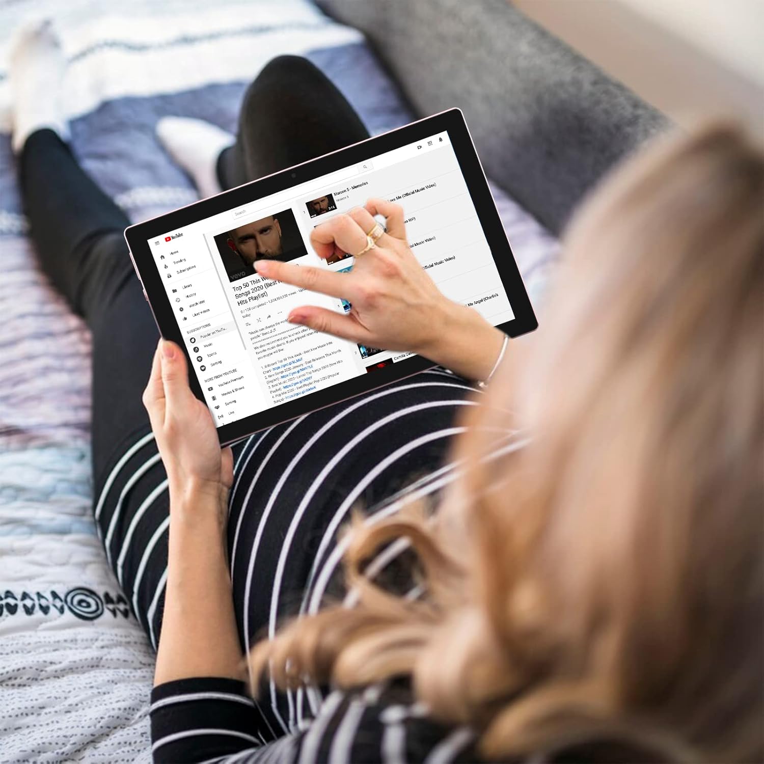 Tablet 10 Inch Android 13 Tablets 2 in 1 Tablet With Keyboard 64GB+8GB RAM 10.1