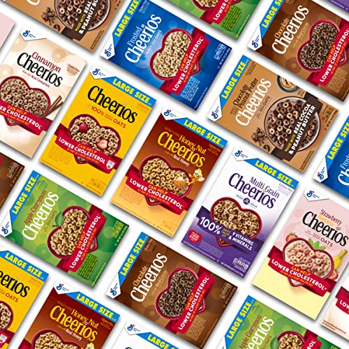 Honey Nut Cheerios Heart Healthy Breakfast Cereal, Gluten Free Cereal With Whole Grain Oats, Value Bag, 32 oz