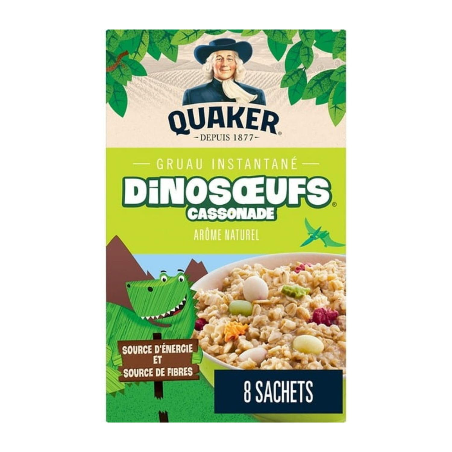 Generic Quaker Dino Eggs Brown Sugar Instant Oatmeal, 304g/10.7 oz (Pack of 2) Shipped from Canada