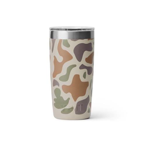 YETI Rambler 10 oz Tumbler, Stainless Steel, Vacuum Insulated with MagSlider Lid, Firefly Yellow