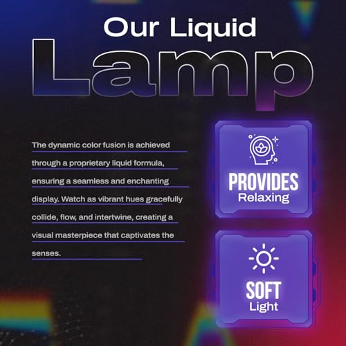 Motion Lamp Classic Liquid Motion Lava Night Light Solid Silver Base Lamp Wax Liquid Soft Relax Glow 14.5