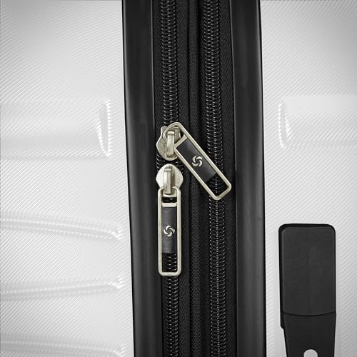 Samsonite Evolve SE Hardside Expandable Luggage with Double Spinner Wheels, Bass Black, Carry-on