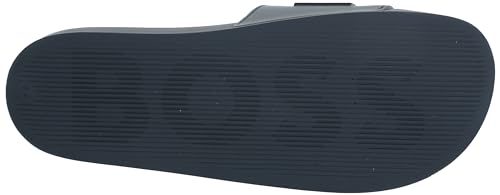 BOSS Men's Kirk Bold Logo Rubber Slide Sandal