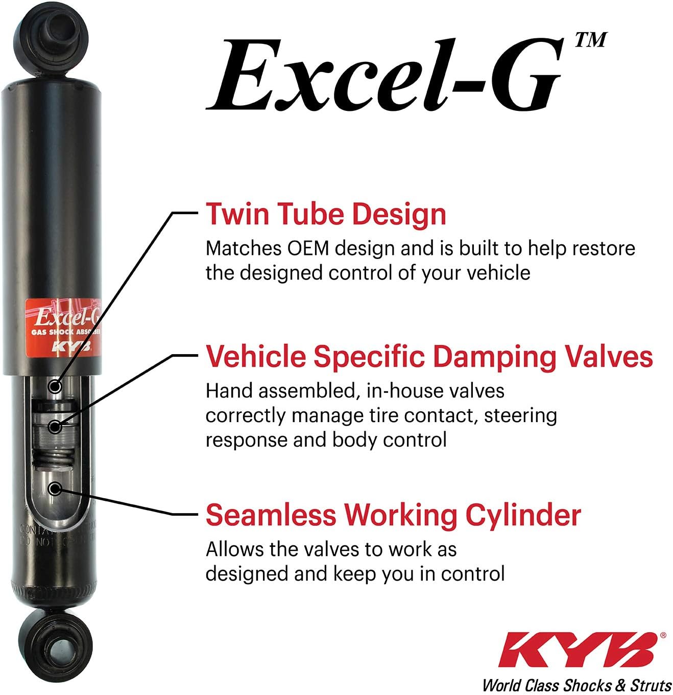 KYB 344265 Excel-G Gas Shock