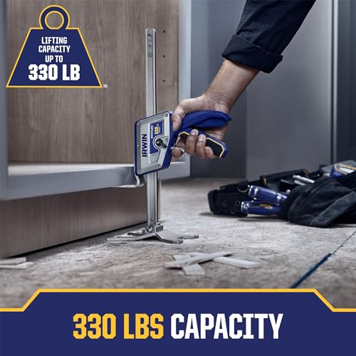 IRWIN Quick-Lift Construction Jack, Hand Lifting Jack Tool, Multifunctional, Lift up to 10