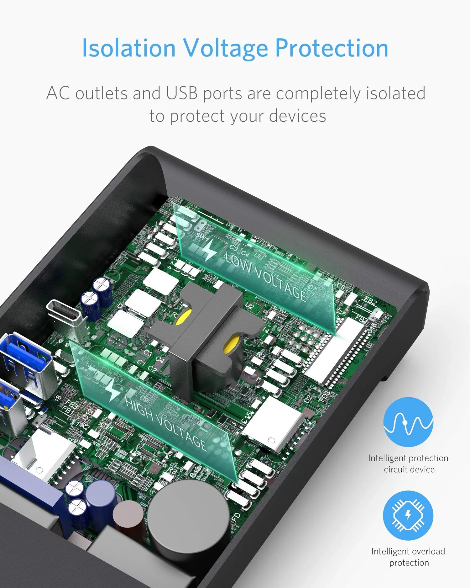 BESTEK 200W Car Power Inverter DC 12V to AC 110V Converter with 7.8A 4 USB Car Charger 1 USB-C Port,ETL Listed,Black