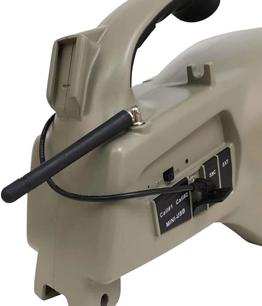 Icotec Outlaw Programmable Game Call/Decoy Combo - 240 Professional Sounds - 300 Yard Remote Range - Play 2 Sounds Simultaneously - Coyote Killing Machine