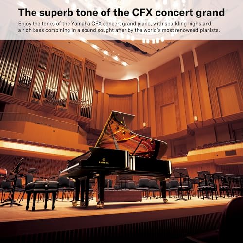 Yamaha Arius, 88-Key Weighted Action Digital Beginner and Intermediate Players, Dynamic Response, Grand Piano Sound, 3-Pedal Unit, Upright Design, Bench Included, Dark Rosewood (YDP105R)