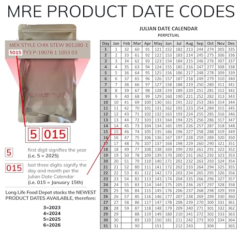 MRE Vegetarian Entrees (18-Pack) – Vegetarian Combo – Long Shelf Life – 2023+ Production Dates by Long Life Food Depot – Meals Ready to Eat