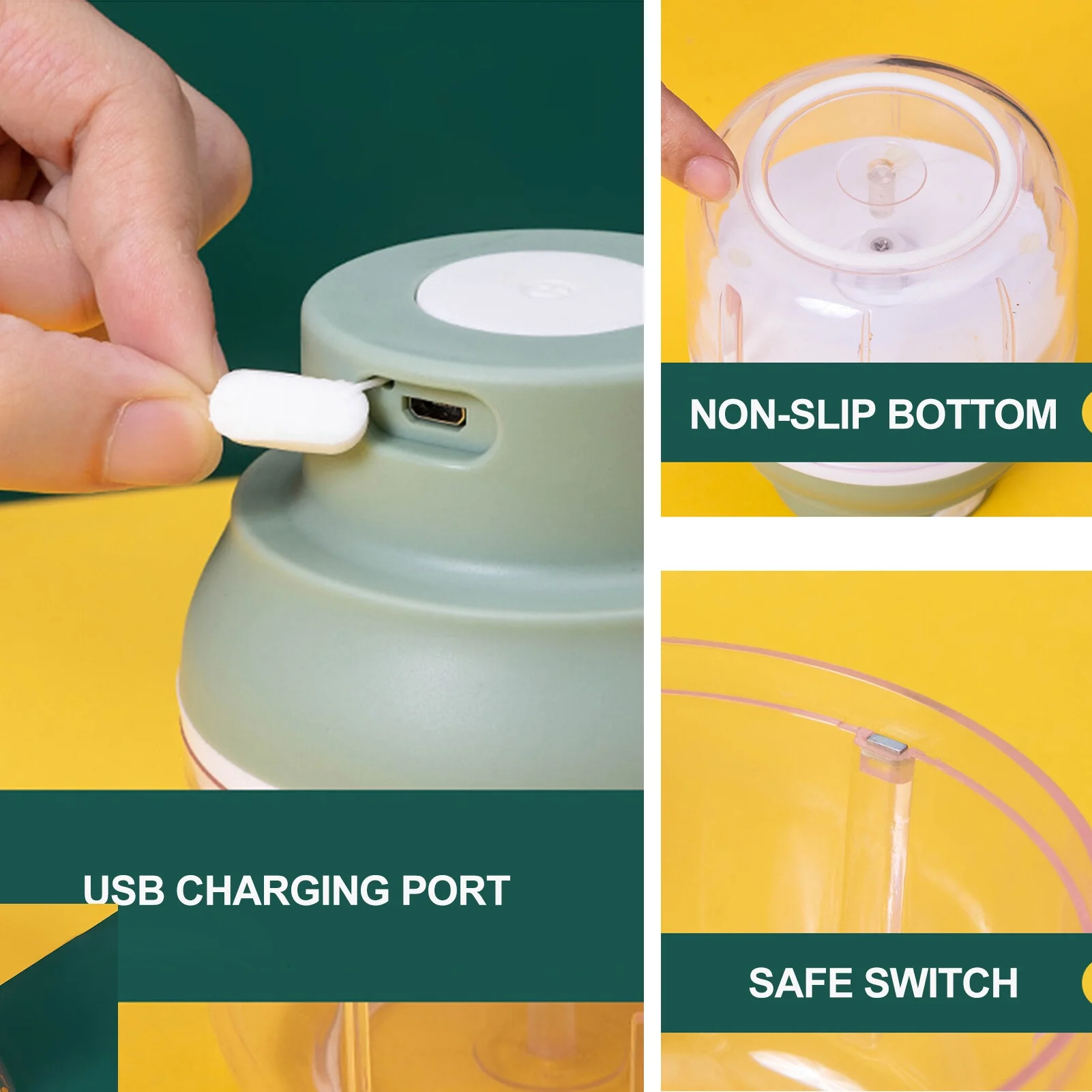 Nebublu Electric Chopper,Salad Boneless Meat Cutter Onions Salad Mincer Cutter USB Wireless Mincer Onions Salad Boneless mewmewcat IUPPA WYAN BUZHI USB Mincer U-SB Aiseely