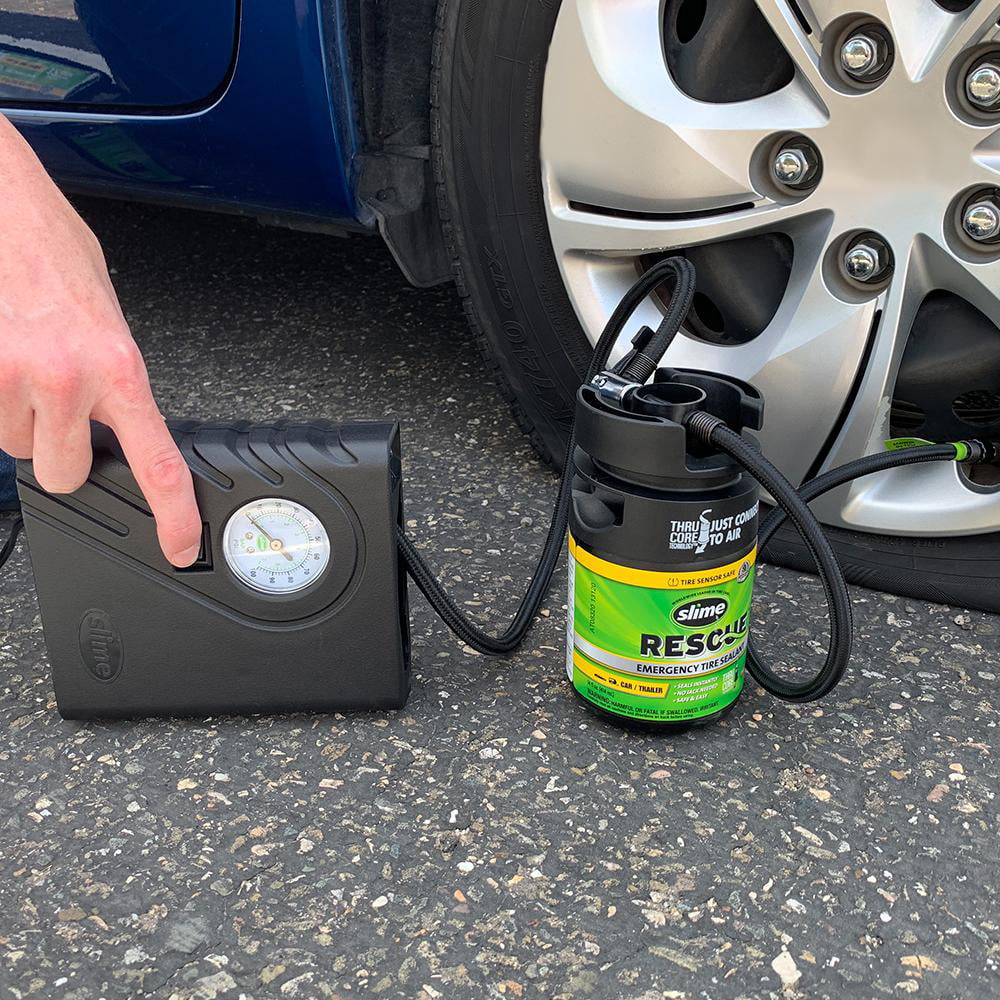 Slime Smart Spair Plus Flat Tire Repair Kit, 50138
