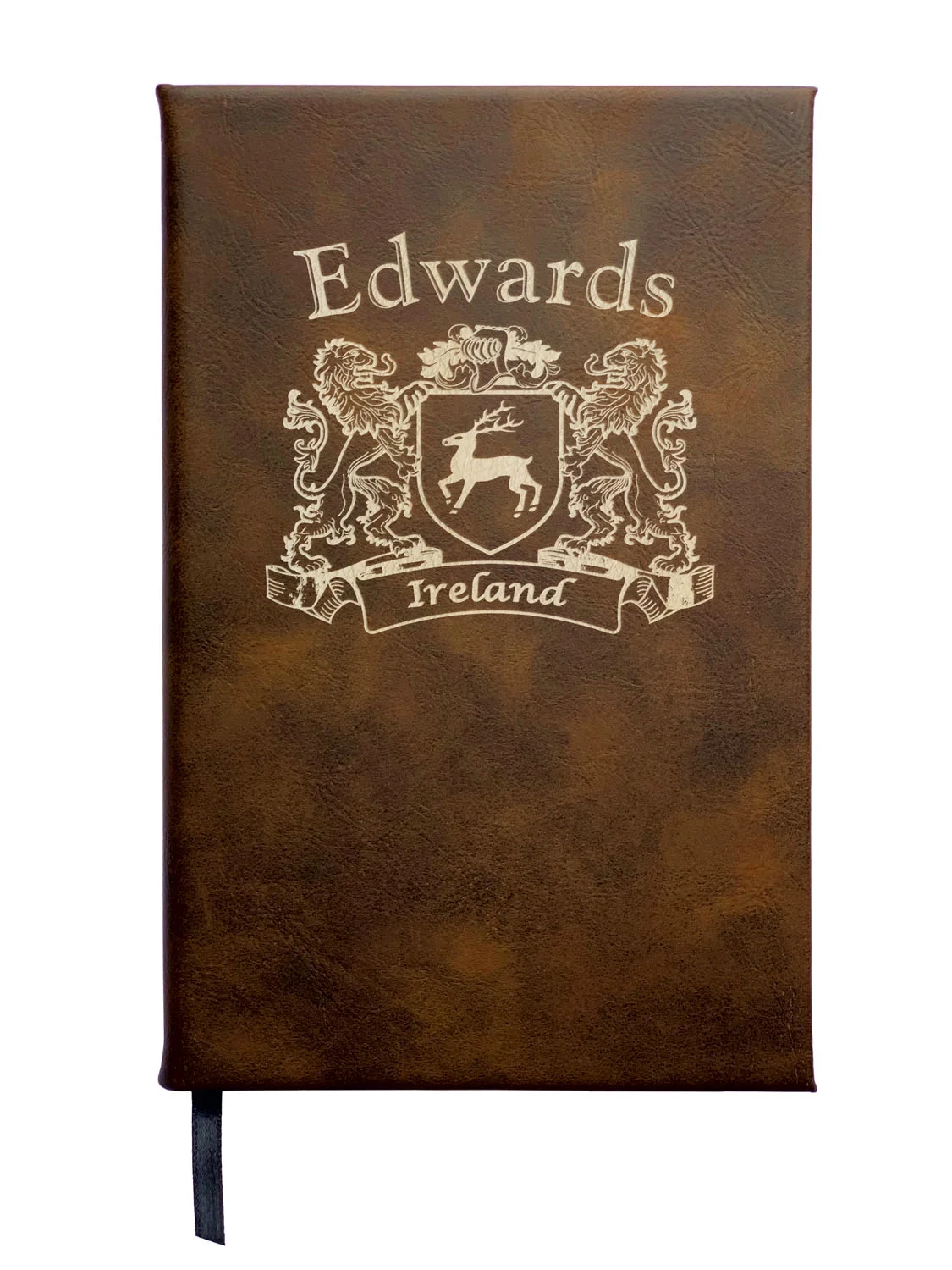 Edwards Irish Coat of Arms Leather Journal