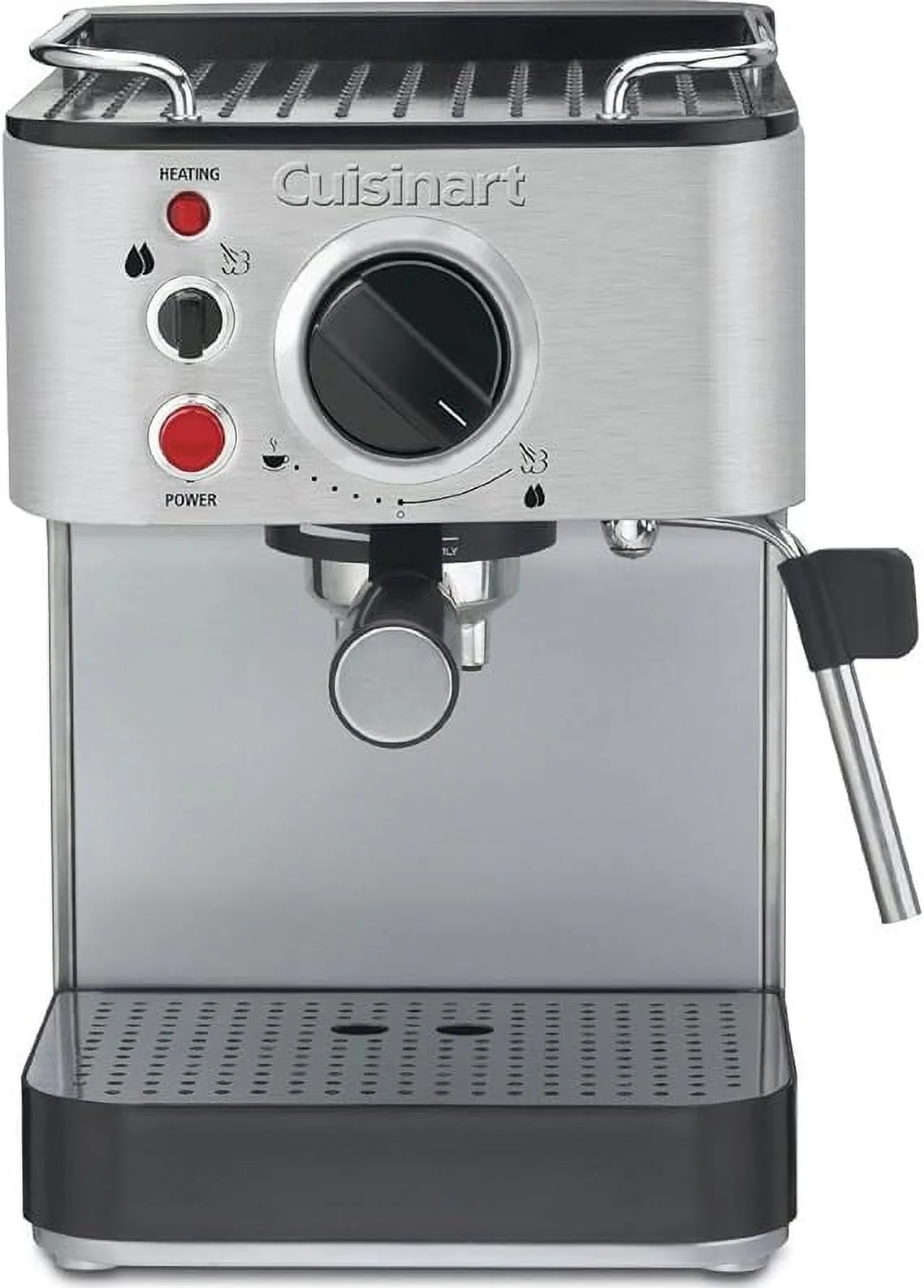 Open Box Cuisinart EM-100NP1 1.66 Quart Espresso Maker Machine - STAINLESS STEEL