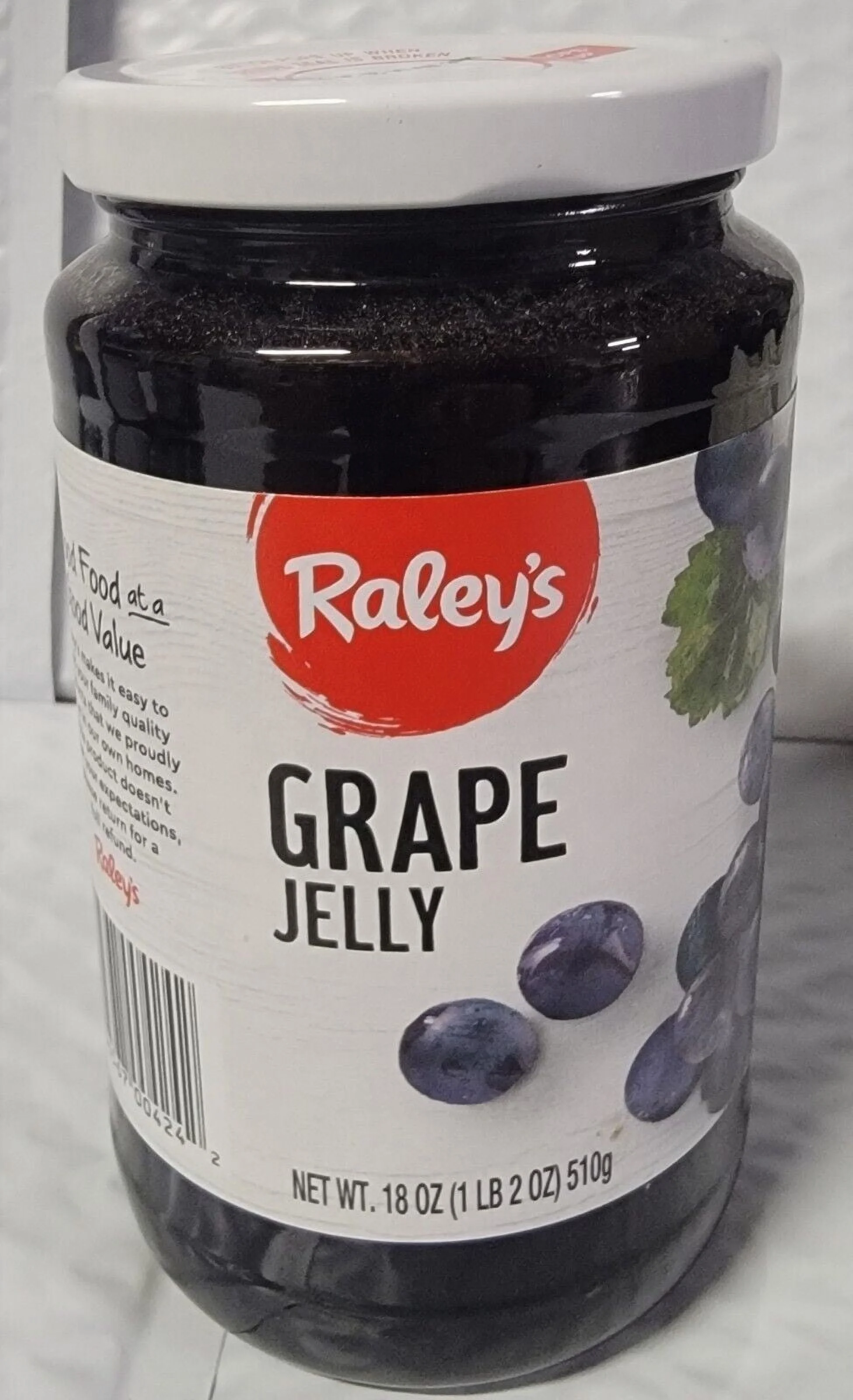 Concord Grape Jelly 18 Oz (Pack of 4) Packed in Glass Jars