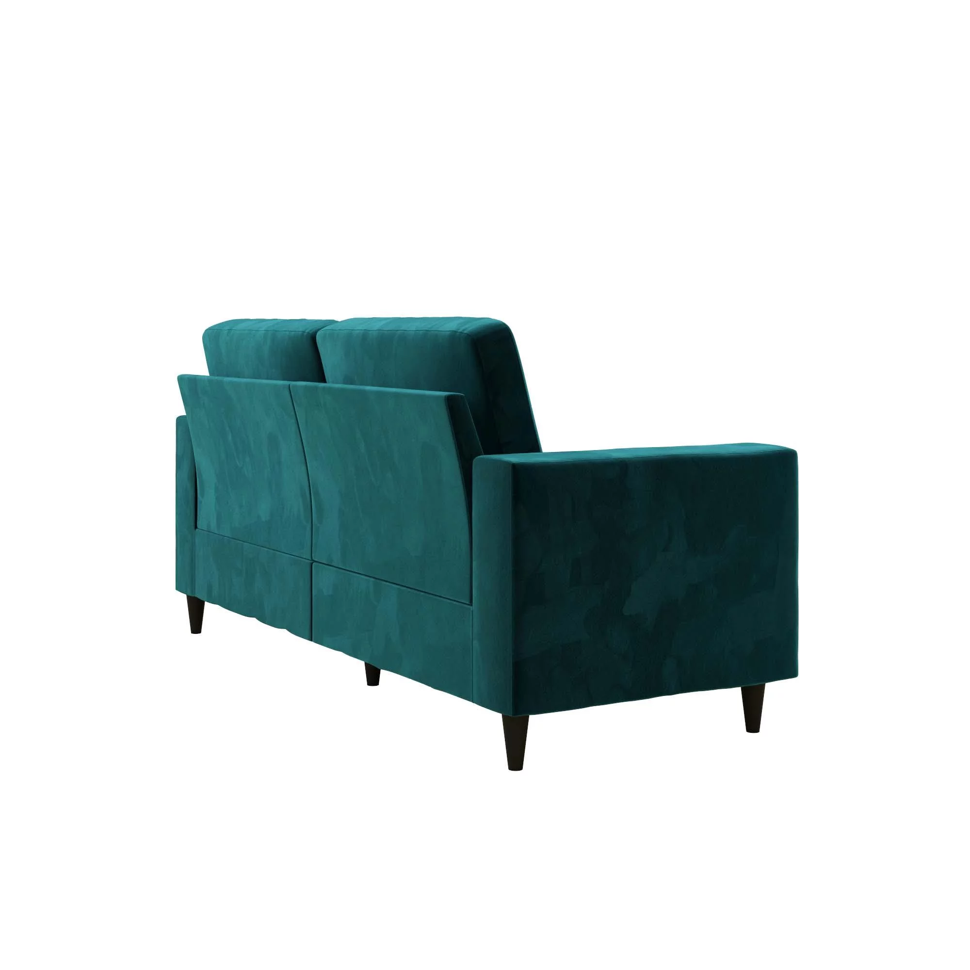 DHP Cooper 3 Seater Sofa, Green Velvet
