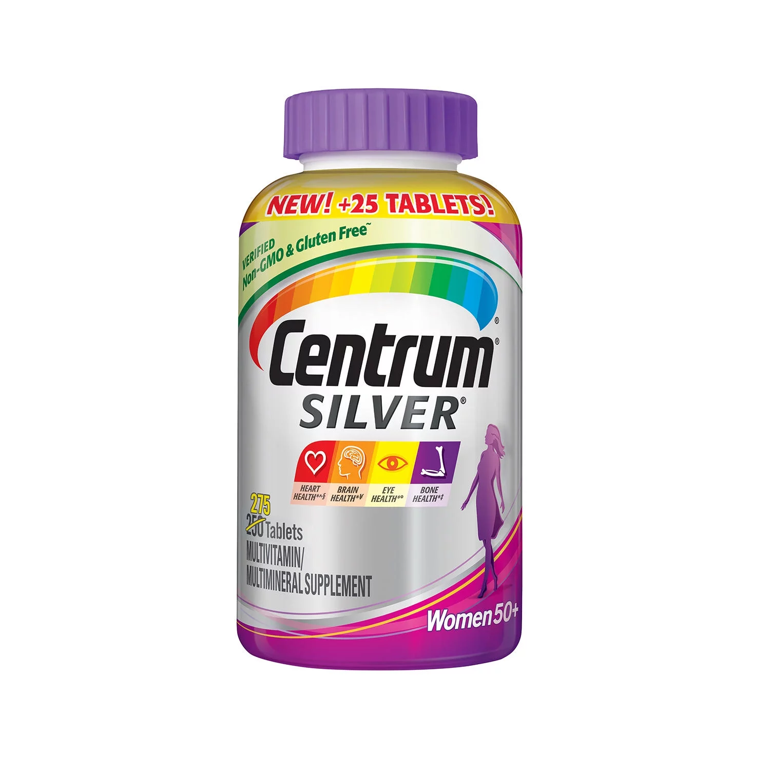 Centrum Silver Women Multivitamin Tablet, Age 50 and Older (275 ct.)