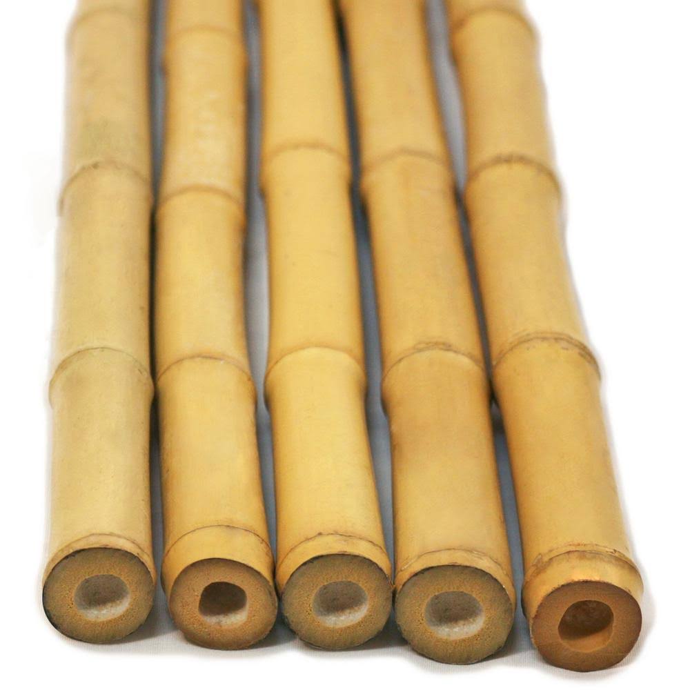 Backyard X-Scapes Natural Bamboo Poles 2in x 8ft (10Pieces)