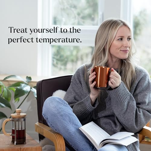 Ember Temperature Control Smart Mug 2, 14 Oz, App-Controlled Heated Coffee Mug with 80 Min Battery Life and Improved Design, Black