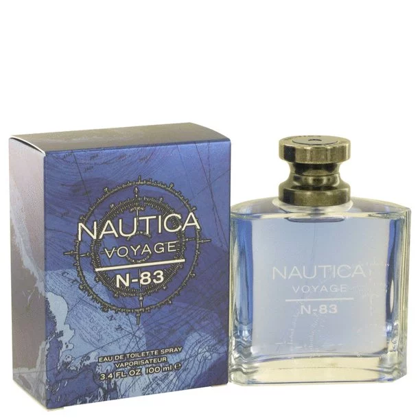 Nautica Voyage N-83 Eau De Toilette Spray By Nautica3.4 Oz (Pack 2)
