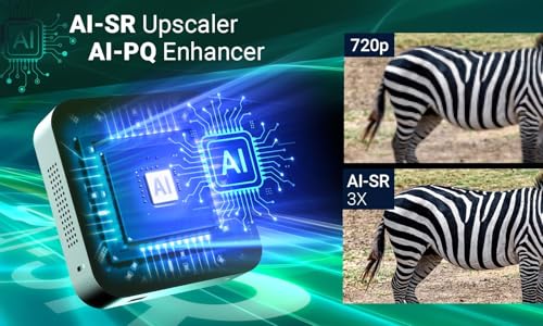 MINIX U8K-Ultra 8K Android Media Player with AI Picture Quality Enhancer & AI Resolution Upscaling 8GB RAM 128GB eMMC, Powered by AOSP 11, Non-Android TV System Dolby Vision and Dolby Atmos Certified