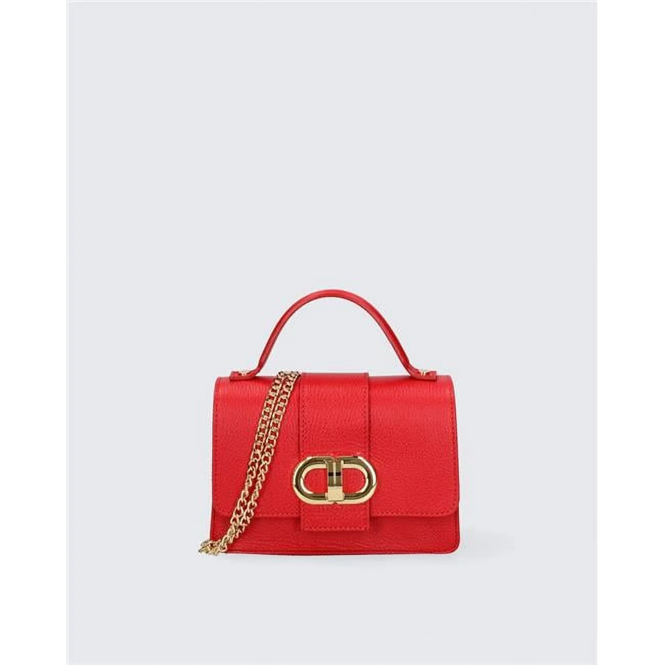 Italian Artisan  Italian Artisan Handcrafted Mini Dollaro Leather Handbag Made In Italy