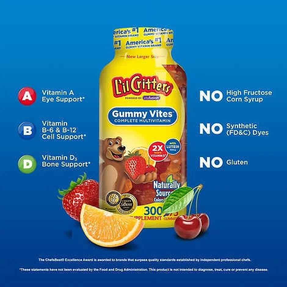 L'il Critters Gummy Vites, 300 Gummy Bears