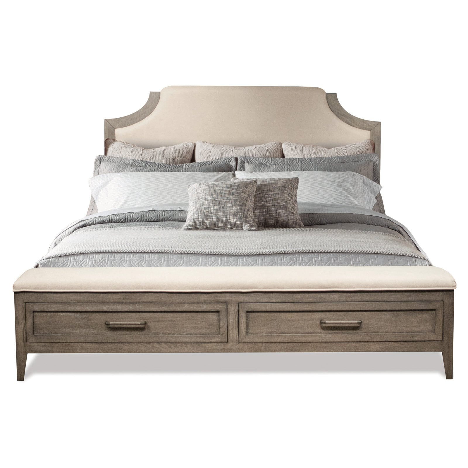 Riverside Furniture Vogue Upholstered Storage Bed