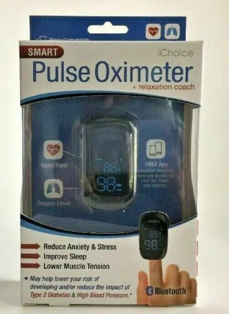 iChoice Smart Pulse Oximeter + Relaxation Coach (OX200)