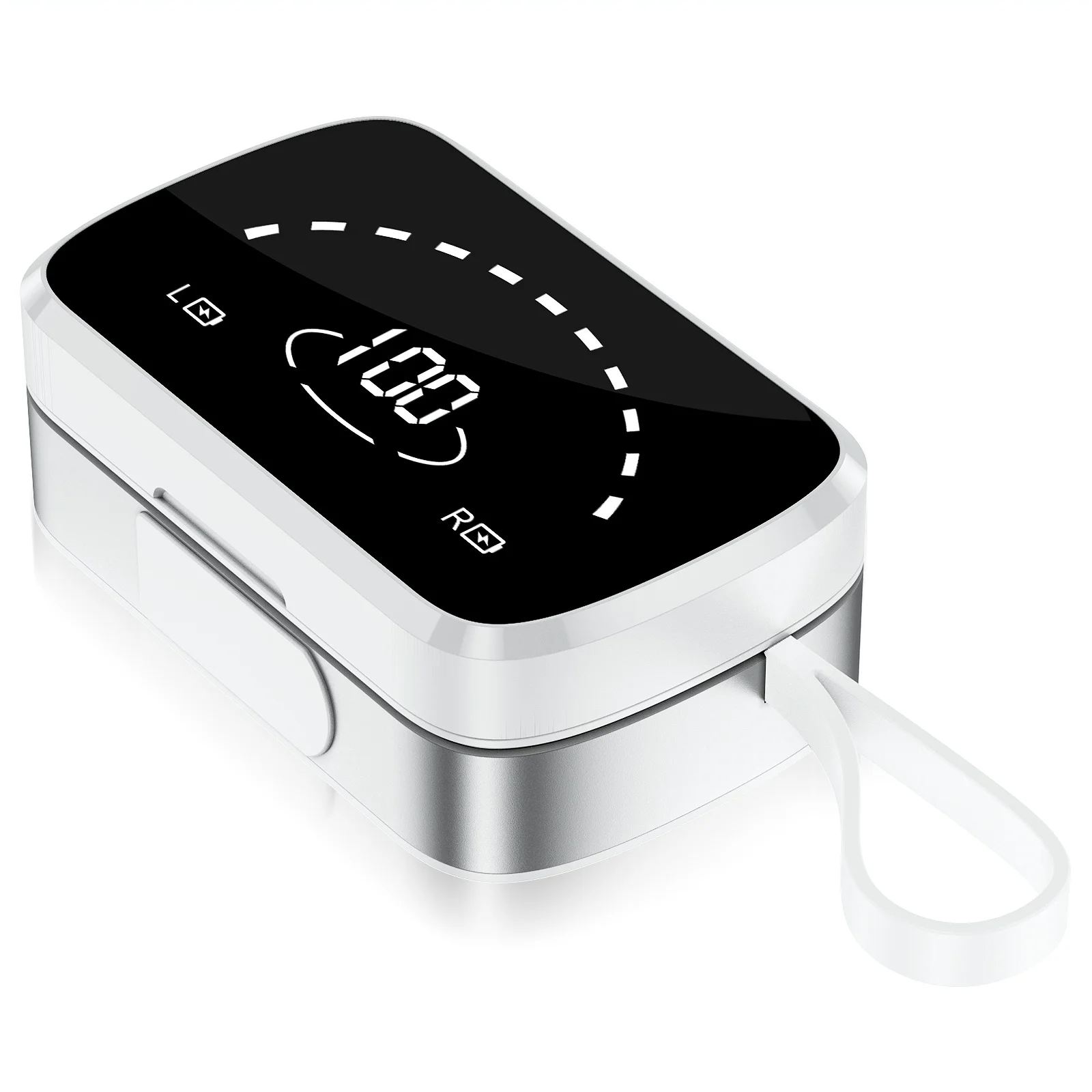 K2 Wireless Earbuds Bluetooth Sport Headphones Premium Fidelity Sound Quality Charging Case Digital LED Intelligence Display Earphones Built-in Mic Headset for vivo V17 Neo