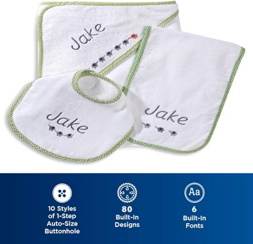 Brother SE600 Sewing and Embroidery Machine, 80 Designs, 103 Built-In Stitches, Computerized, 4