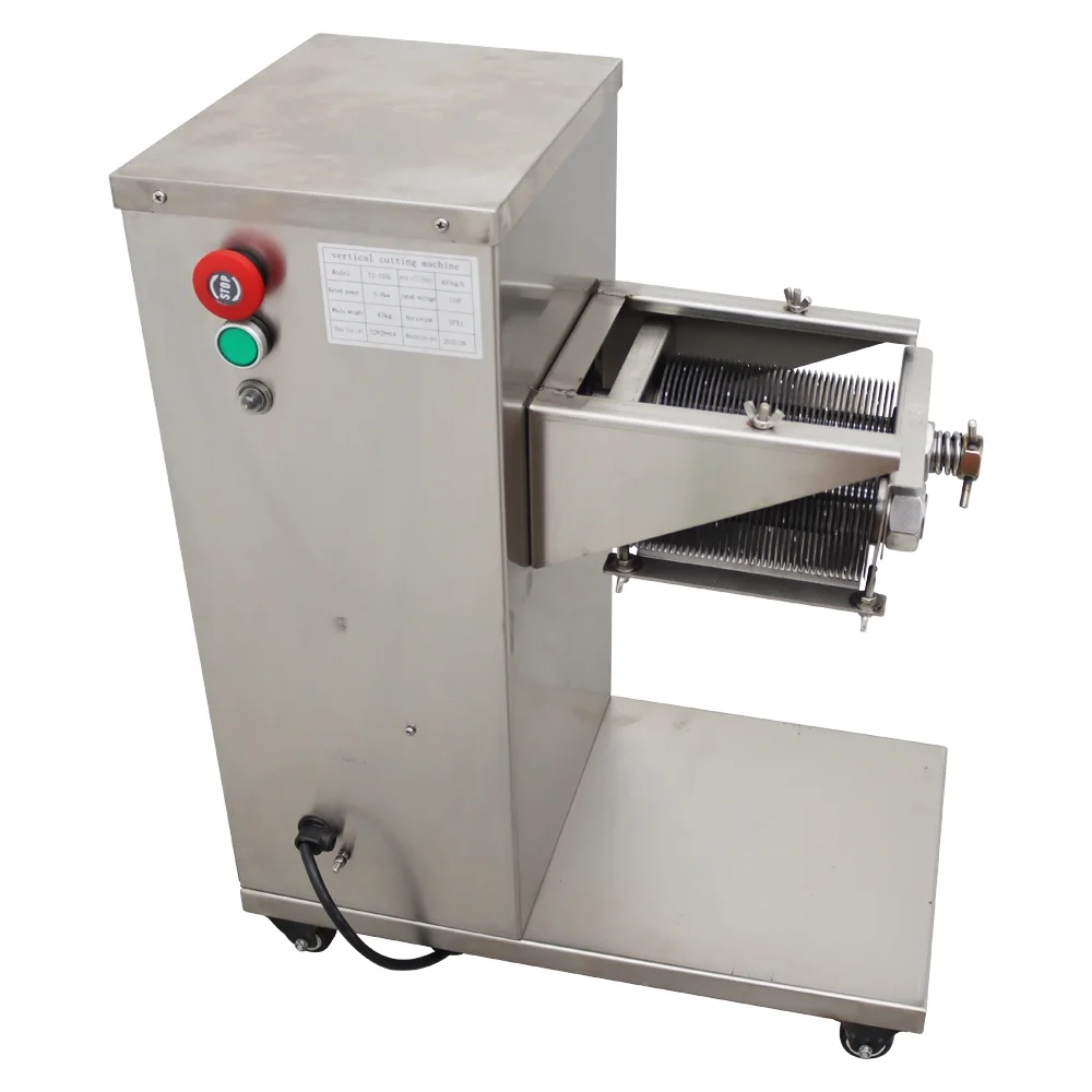 INTSUPERMAI Commercial Fresh Meat Slicer Cutting Machine Stainless with 2.5mm Blade