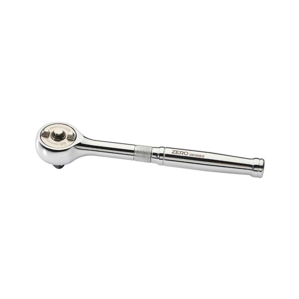 Zero Degree 1/4 Drive Gearless Ratchet with Socket Quick Release