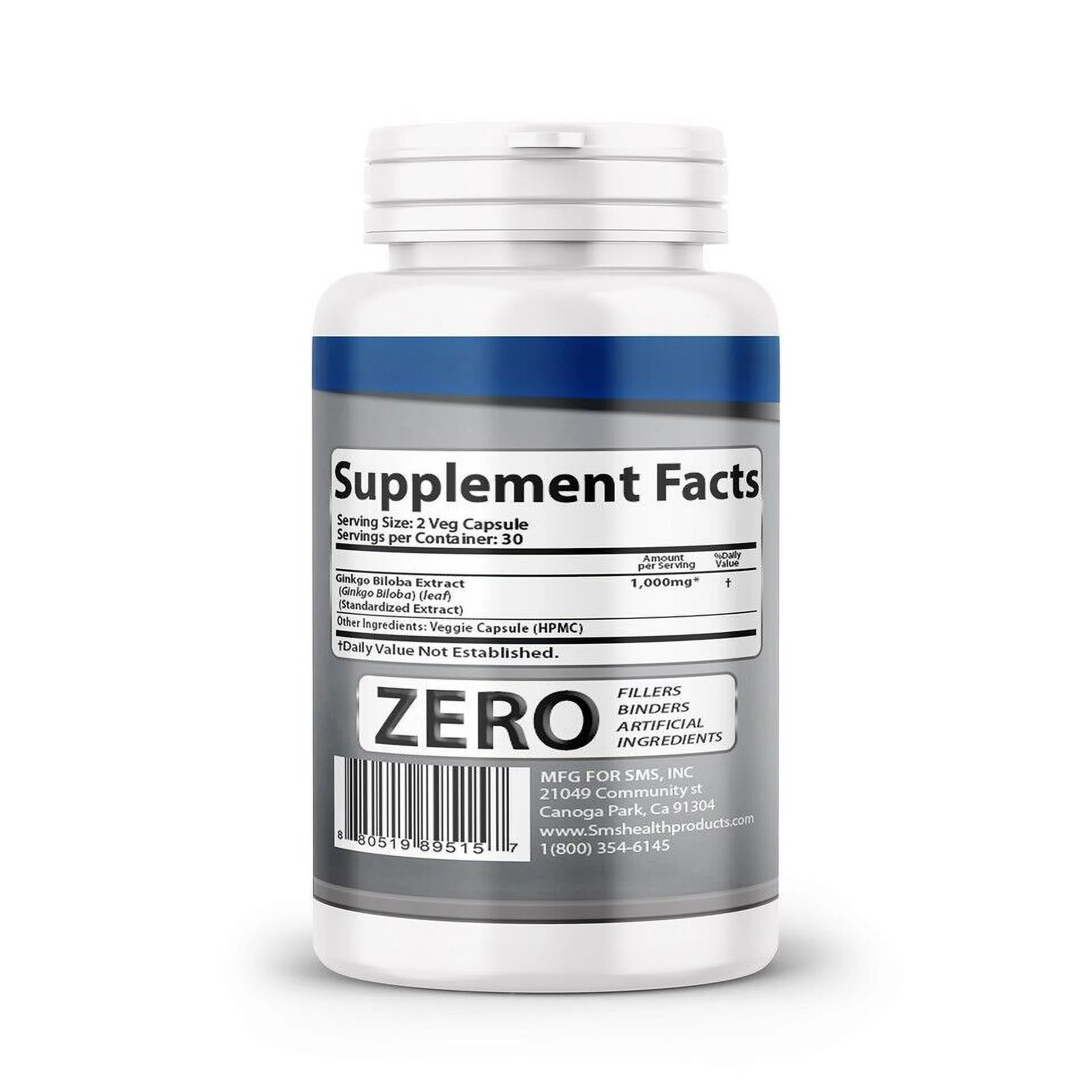 Brain Boost Supplement Pills Better Mental Focus Memory Concentration Energy - 60 Capsules