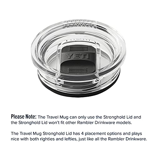 YETI Rambler 20 oz Travel Mug, Stainless Steel, Vacuum Insulated with Stronghold Lid