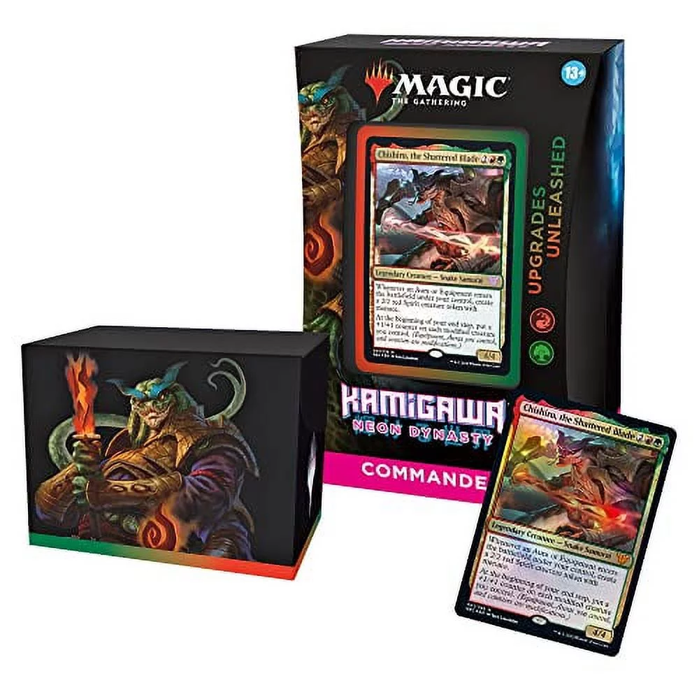 Magic: The Gathering Kamigawa: Neon Dynasty Commander Deck ? Upgrades Unleashed (Red-Green)