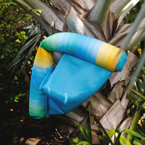Big Joe Noodle Sling, No Inflation Needed, Pool Float with Armrests, Quick Draining Fabric, Cup Holder