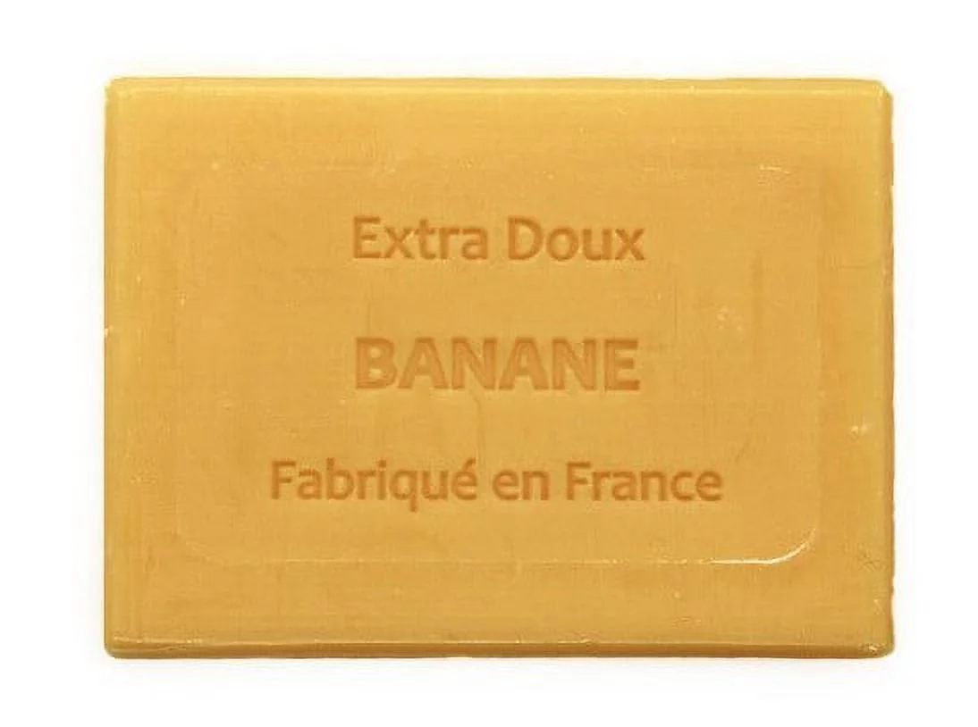 Du Monde a La Provence Banane Banana/Fraise Strawberry Soap Made in France 100g - Combi-Pack