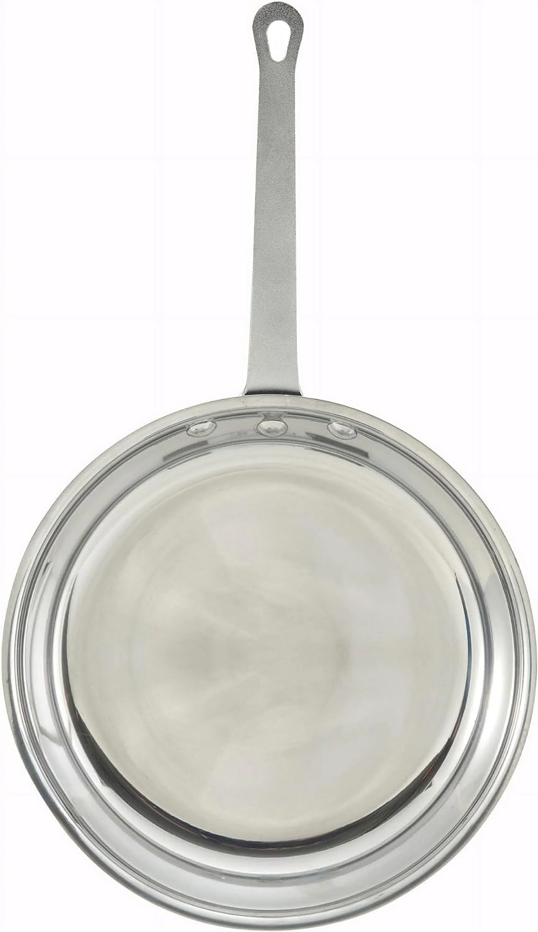Winware 14 Inch Aluminum Fry Pan In Mirror Finish