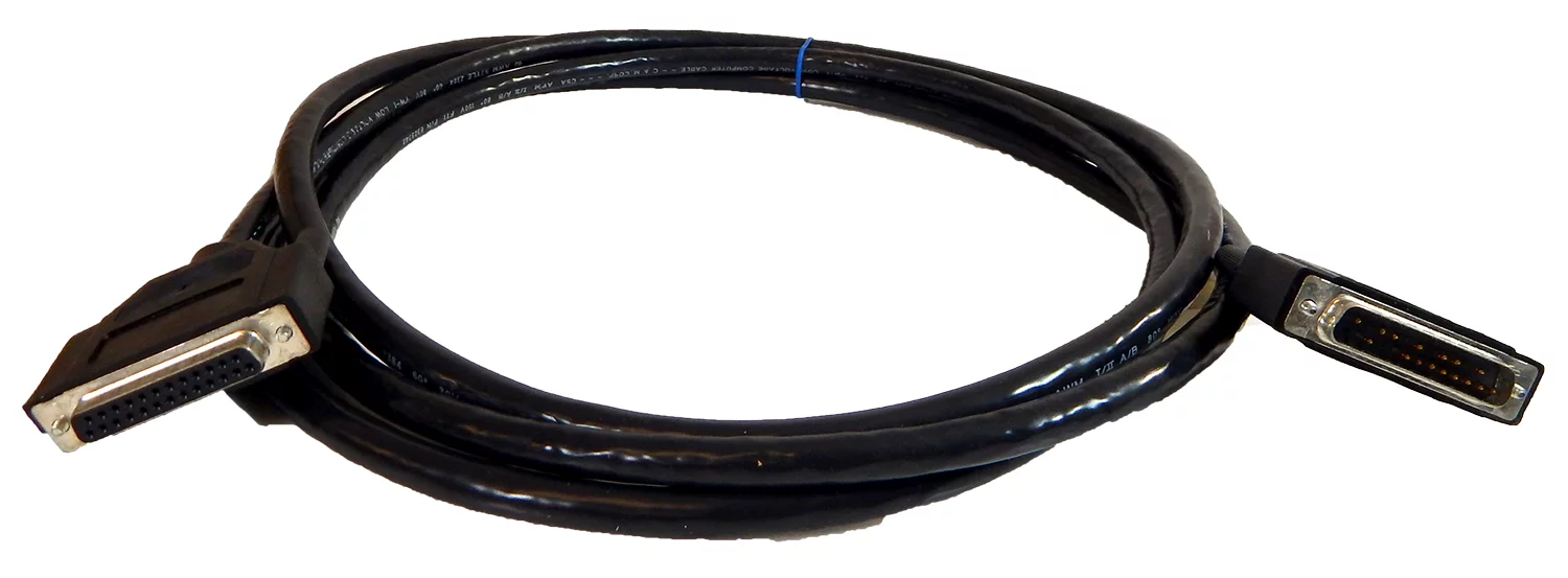 IBM 10-Ft DB25 M-F RS232 S6252 Black Cable 6323741 6323742 EIA-232