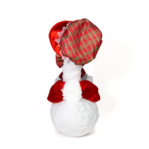 Cuddle Barn - Carolin' Mother Goose | Animated Musical Singing Christmas Caroling Soft Plush Toy, 14 inches