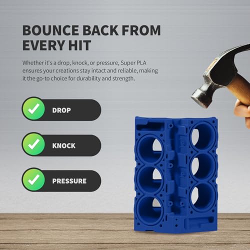 OVERTURE PETG 3D Printer Filament 1.75mm, Neatly Wound Durable PETG 2kg Spool (4.4lbs), Strong Toughness Filament, Dimensional Accuracy +/- 0.02mm, Fit Most FDM Printers (Black (2-Pack))